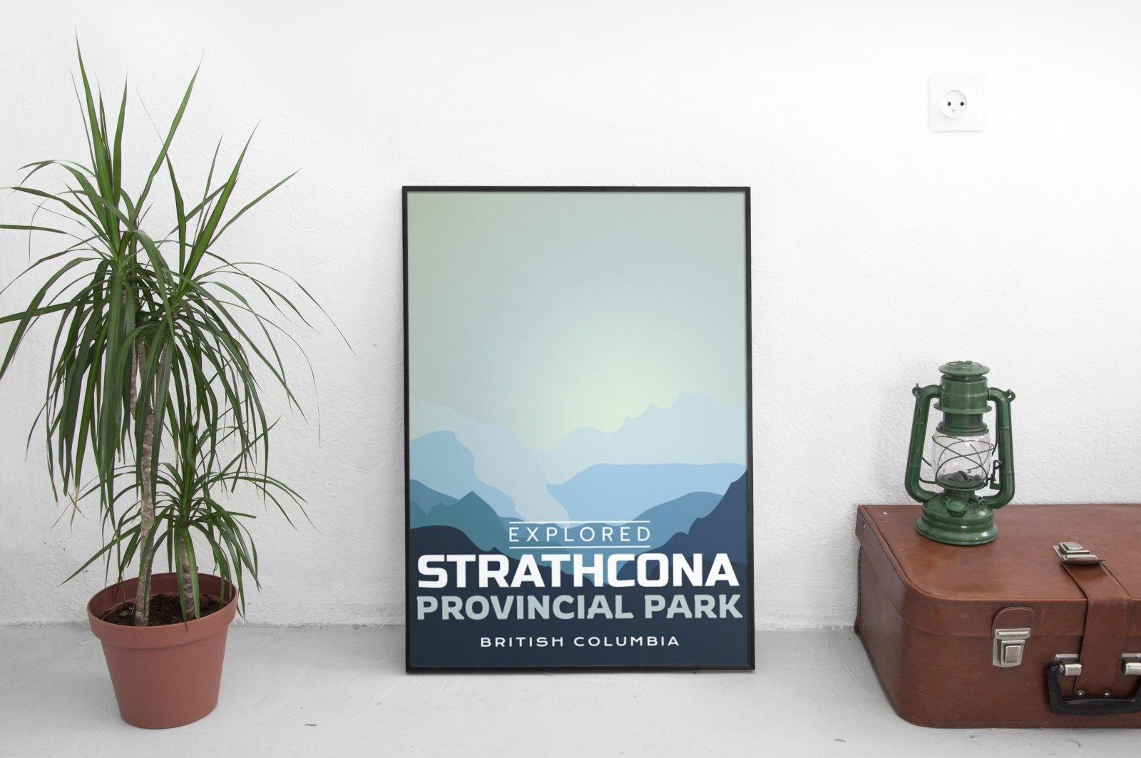 Strathcona Provincial Park 'Explored' Poster