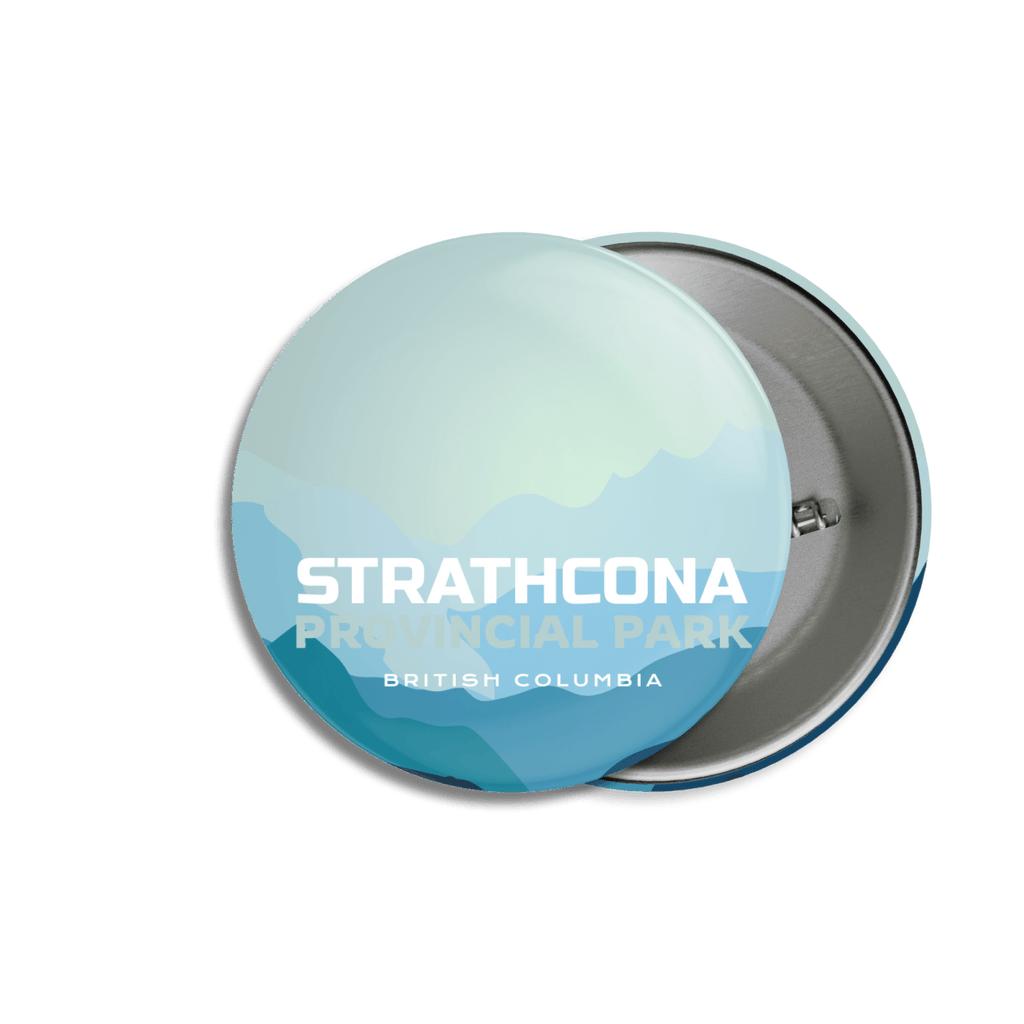 Strathcona Provincial Park of British Columbia Pinback Button