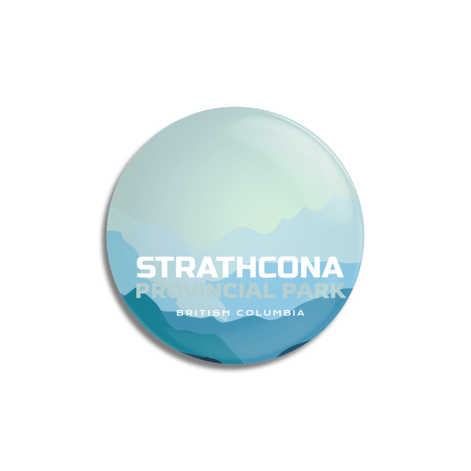 Strathcona Provincial Park of British Columbia Pinback Button