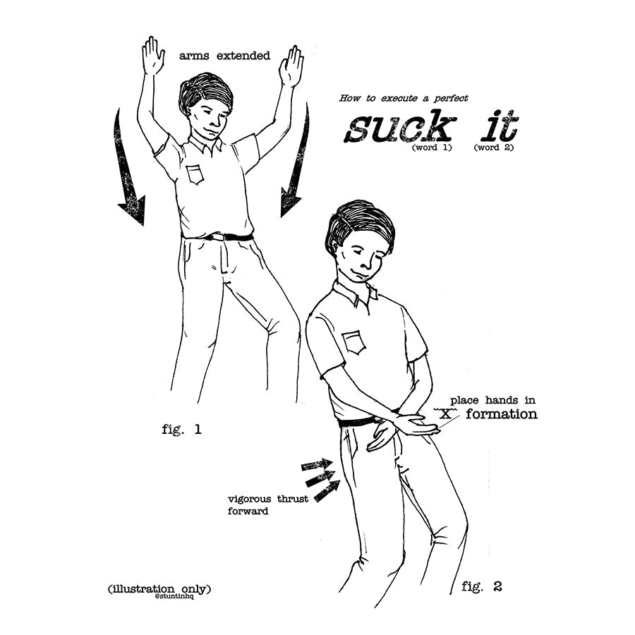 Suck It Instructional T-Shirt