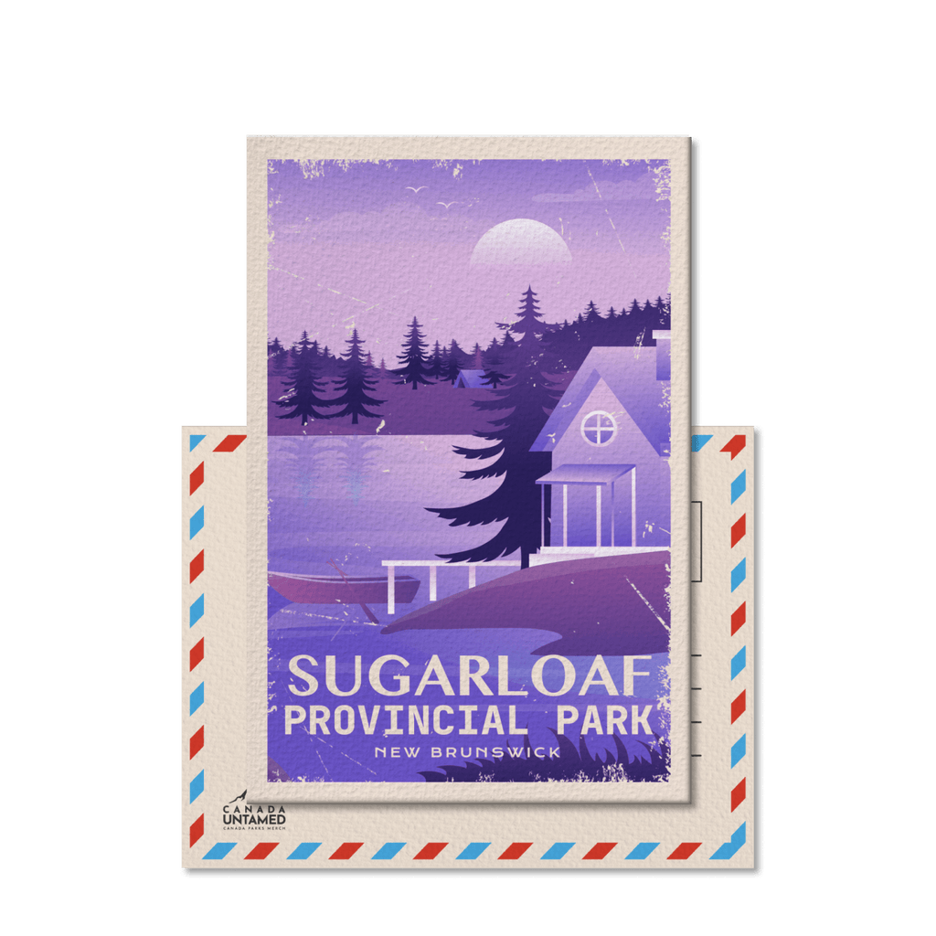 Sugarloaf New Brunswick Provincial Park Postcard, Canada Parks