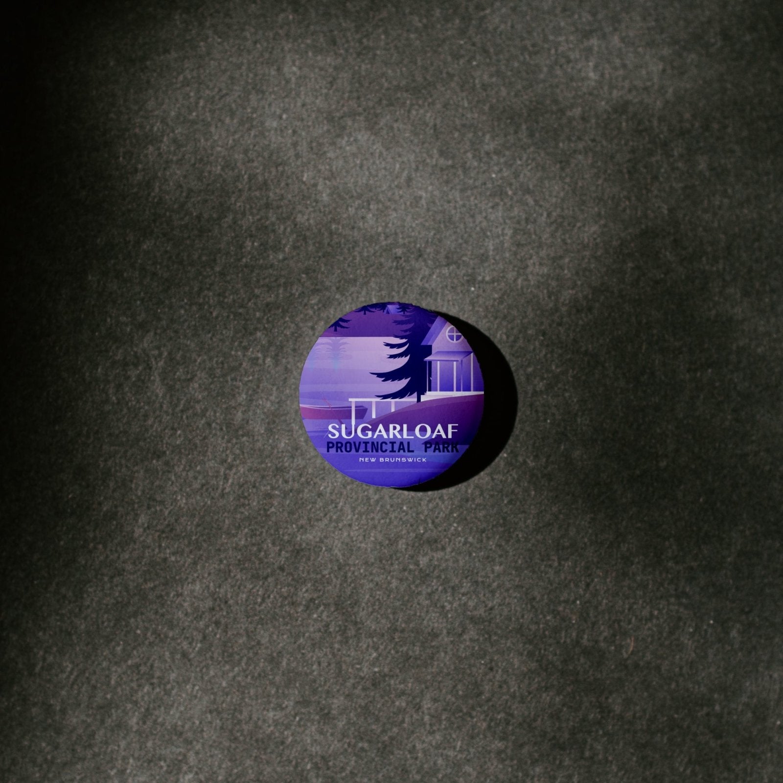 Sugarloaf Provincial Park of New Brunswick Pinback Button, Canada Parks