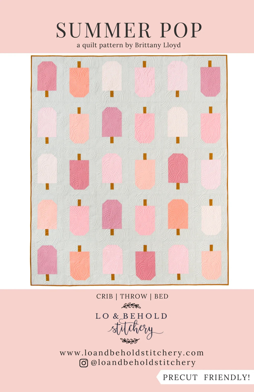 Summer Pop Quilt PATTERN
