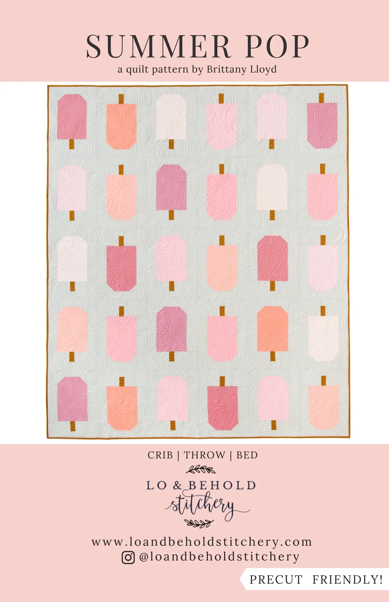 Summer Pop Quilt PATTERN