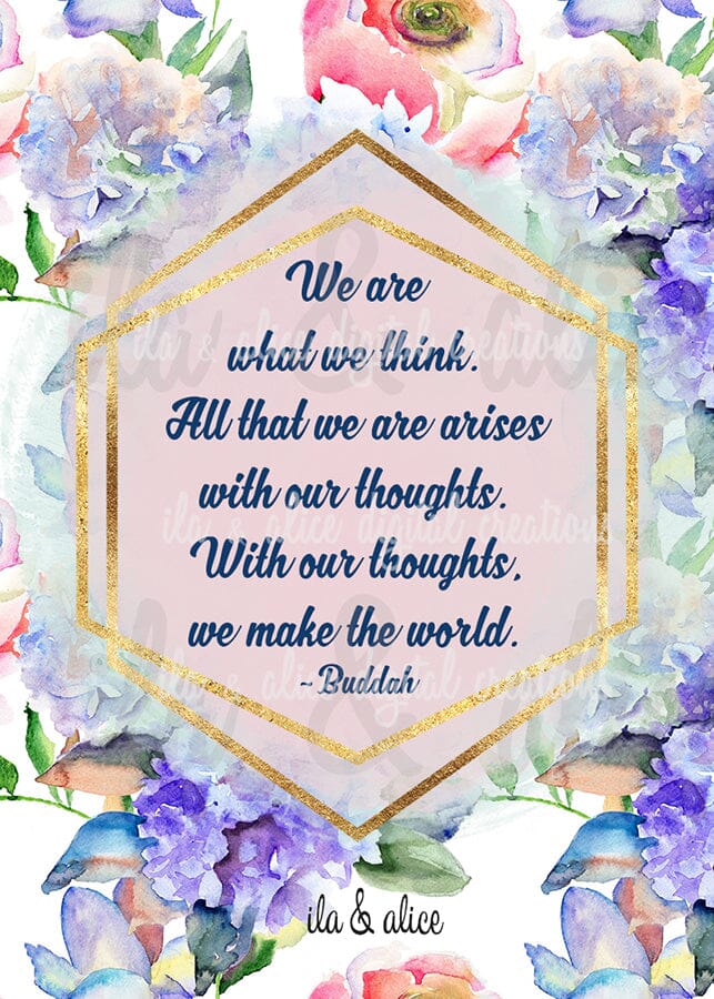 Rumi & Buddha Quote Postcards