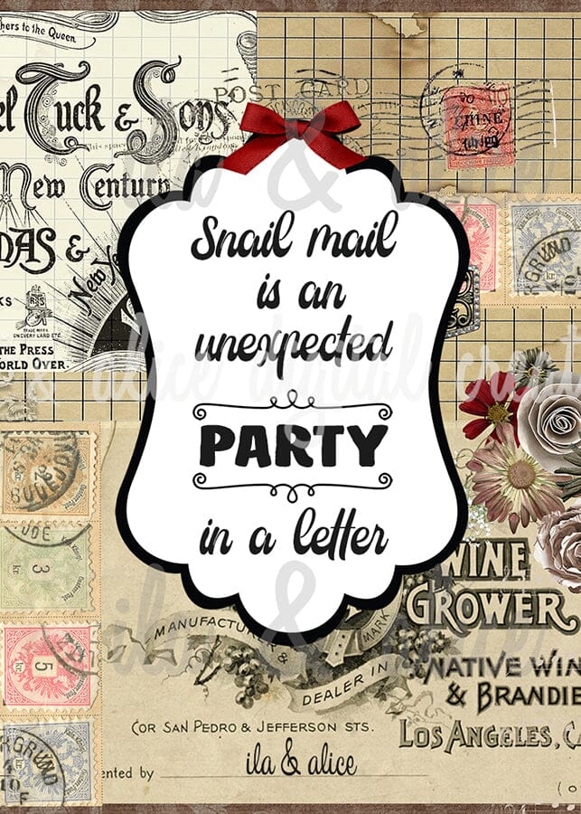 Snail Mail Postcards