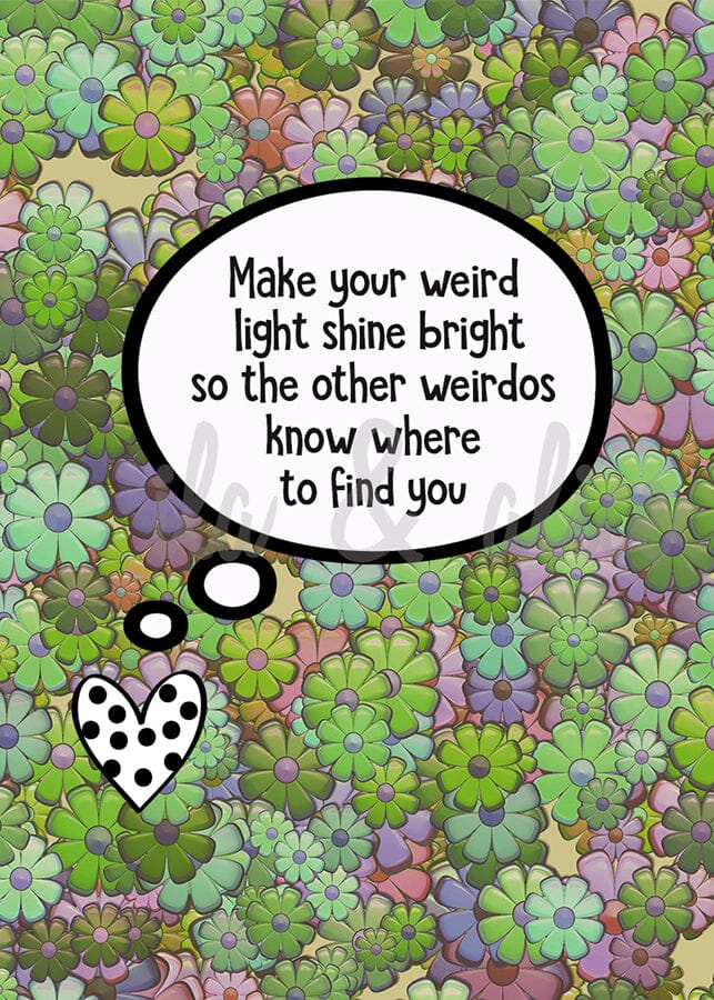 Weird is Good Postcards