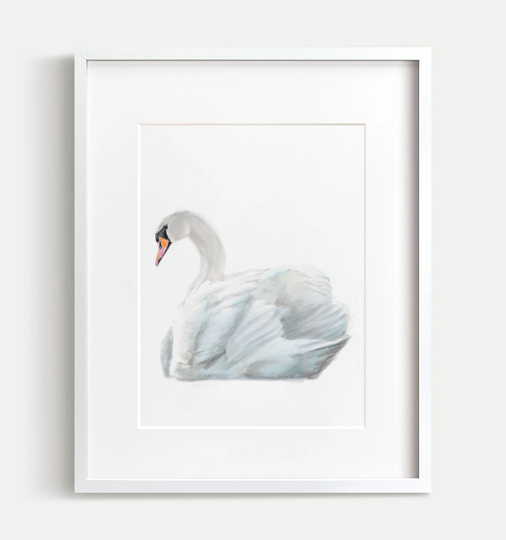 Swan Art Print
