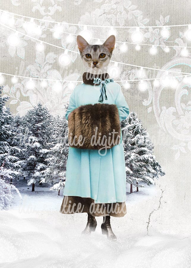 Cartes postales d'icônes de mode curieuses