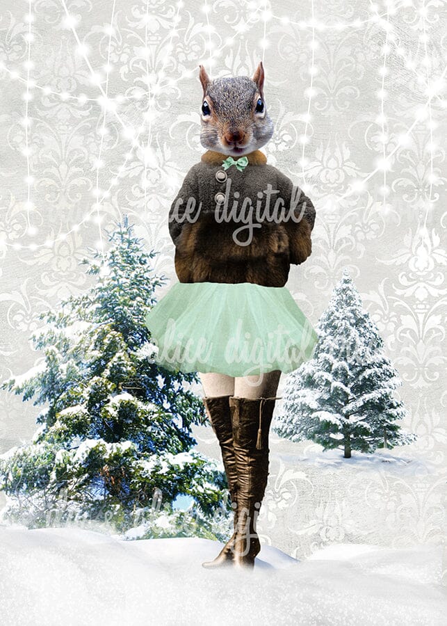 Cartes postales d'icônes de mode curieuses