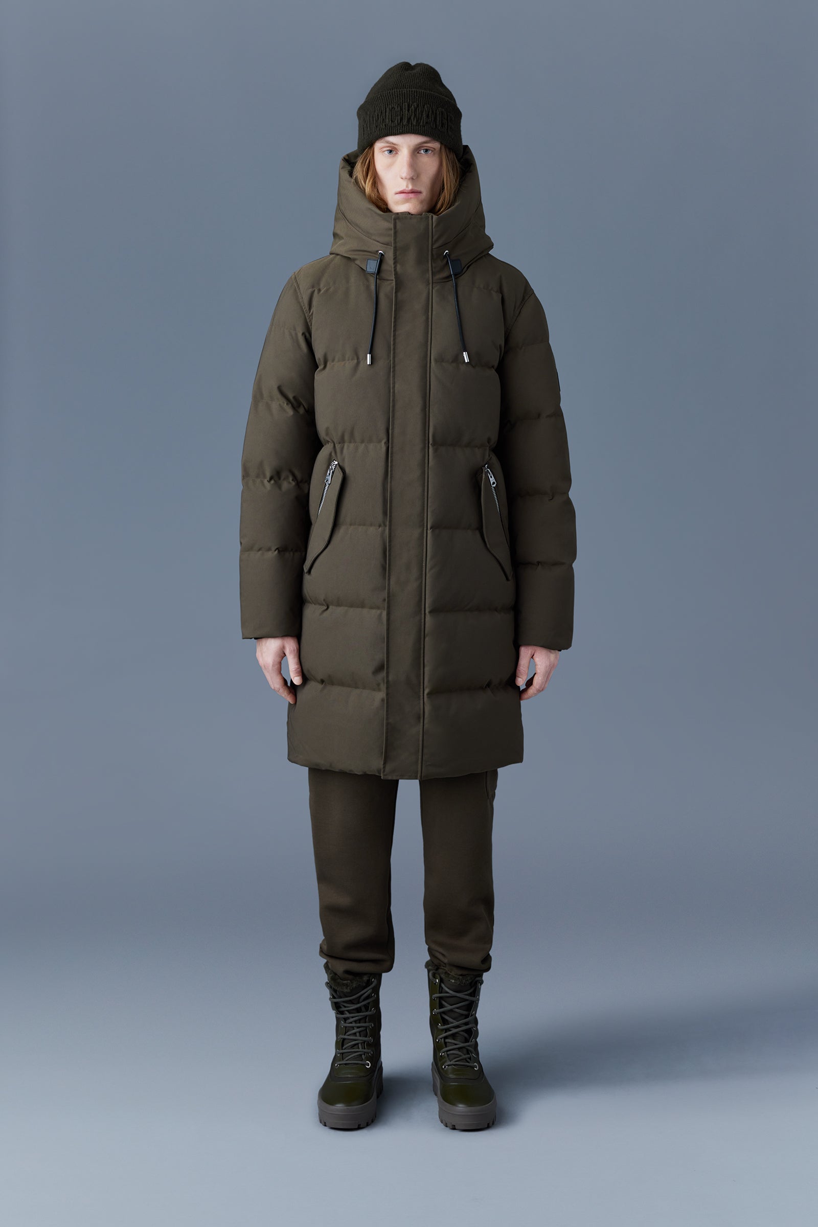 ANTOINE Parka 2 en 1 en duvet recyclé avec plastron amovible