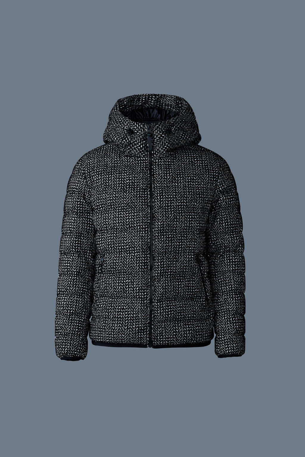 JACK-FLP Flocked light down jacket with hood