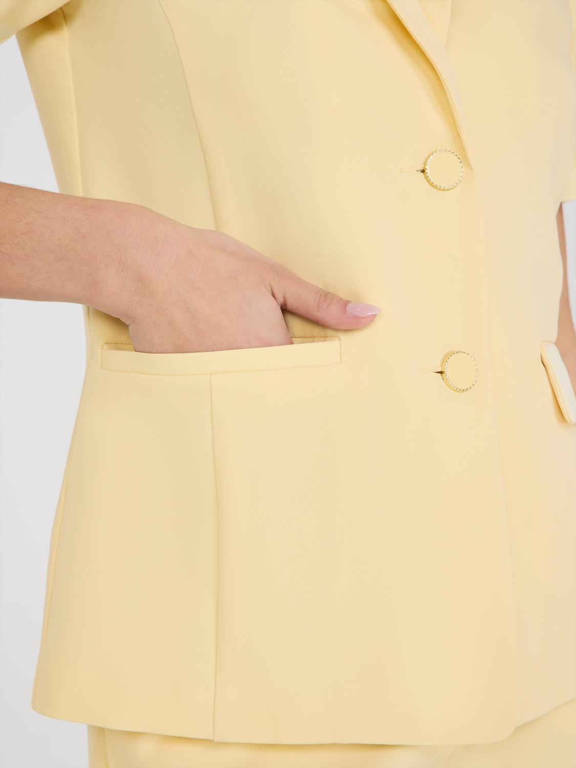 Blazer à manches courtes