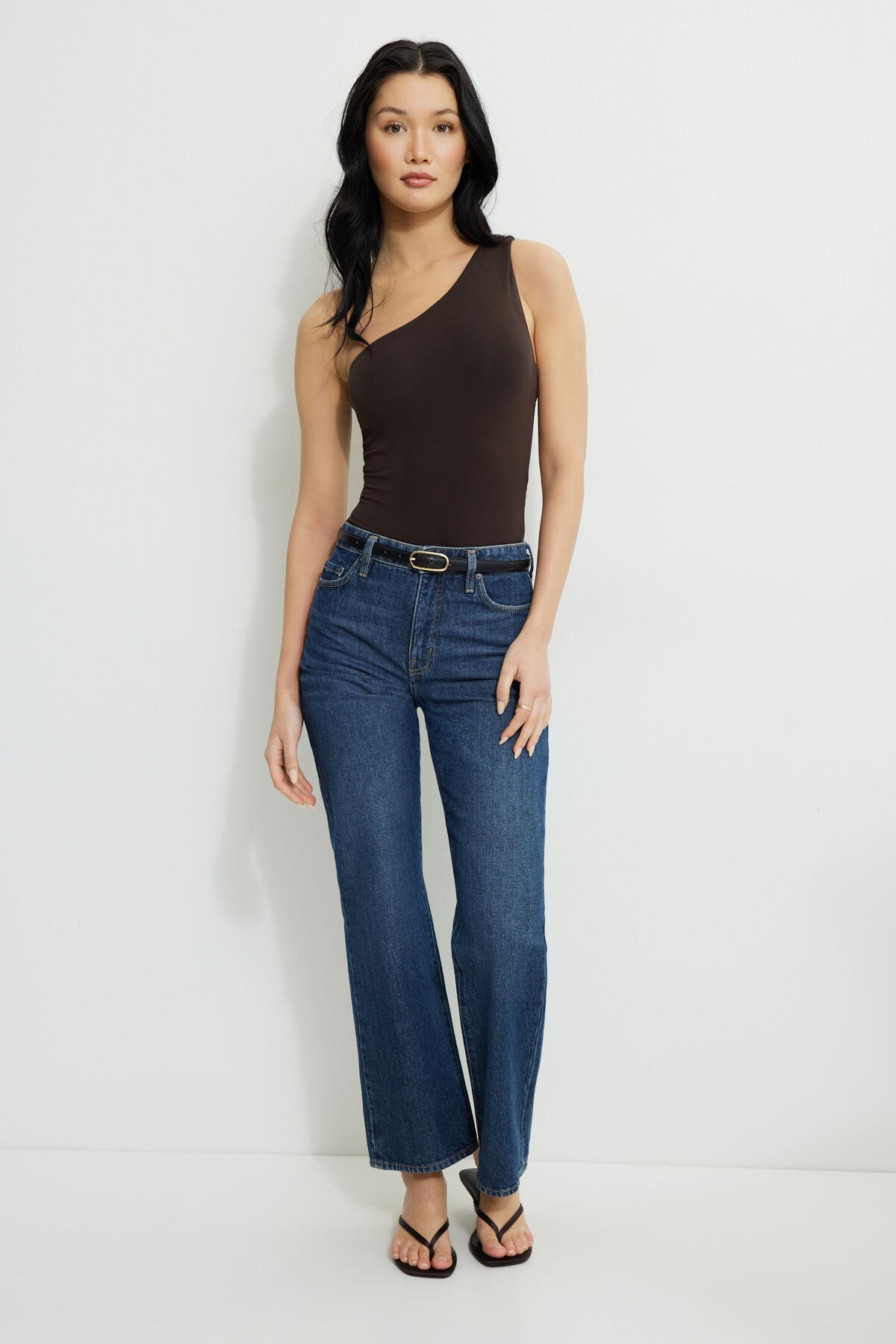 Single Shoulder Jersey Bodysuit