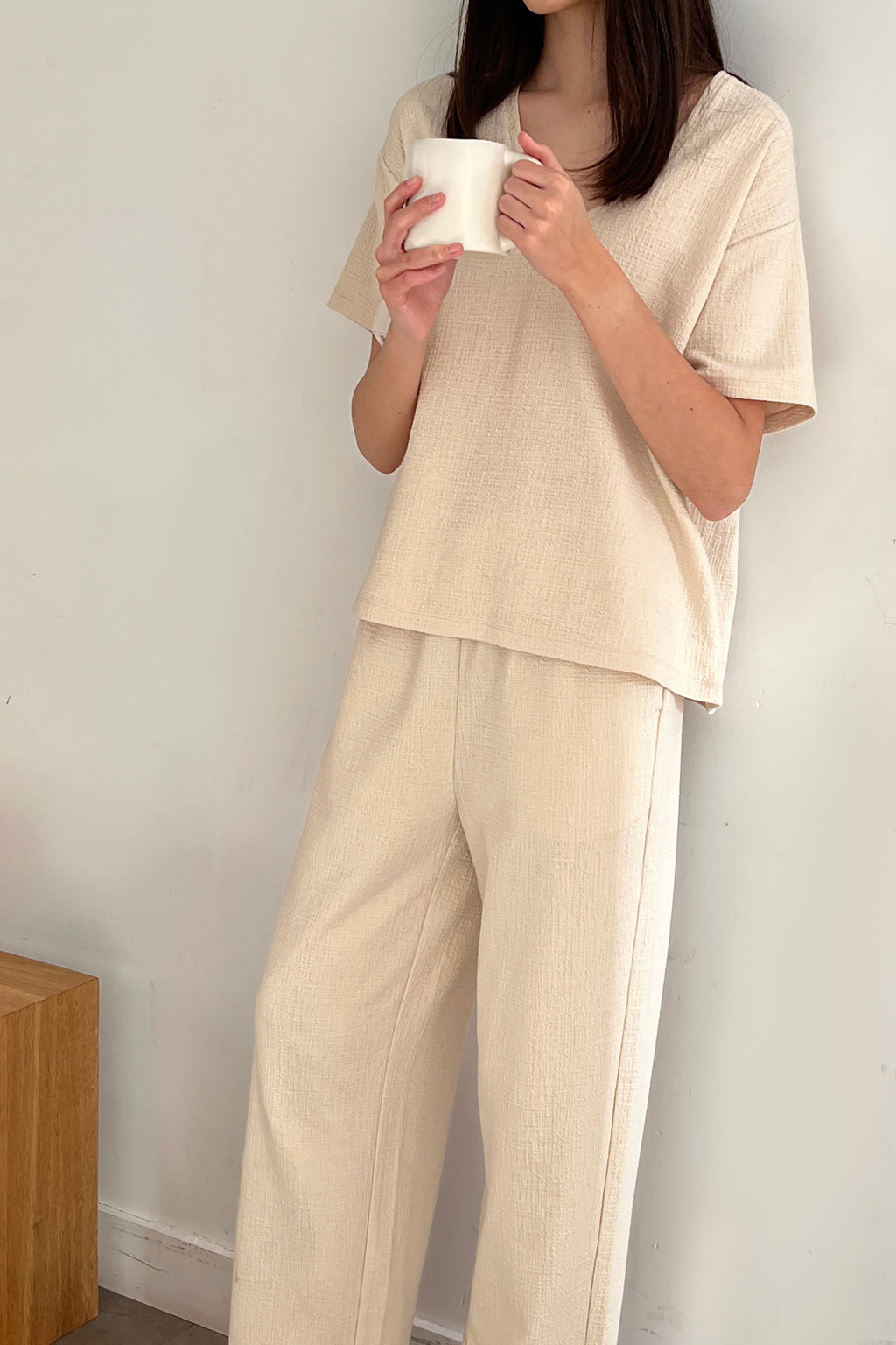 KNIT PYJAMA T-SHIRT