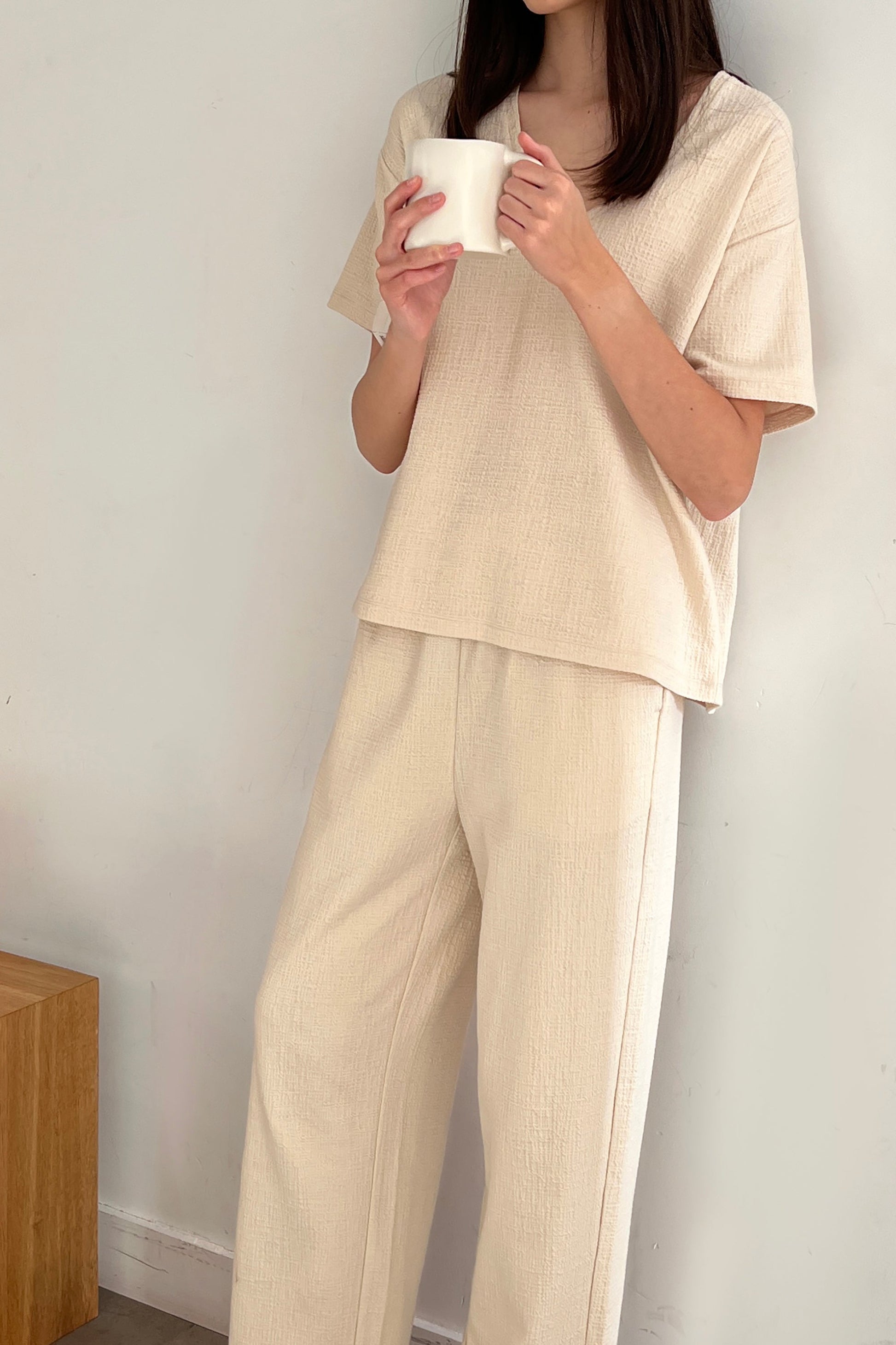 KNIT PYJAMA T-SHIRT