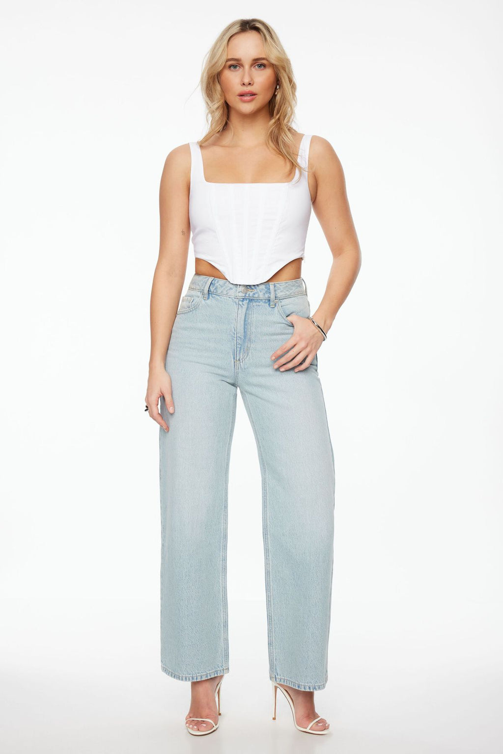 Square Neck Corset Top