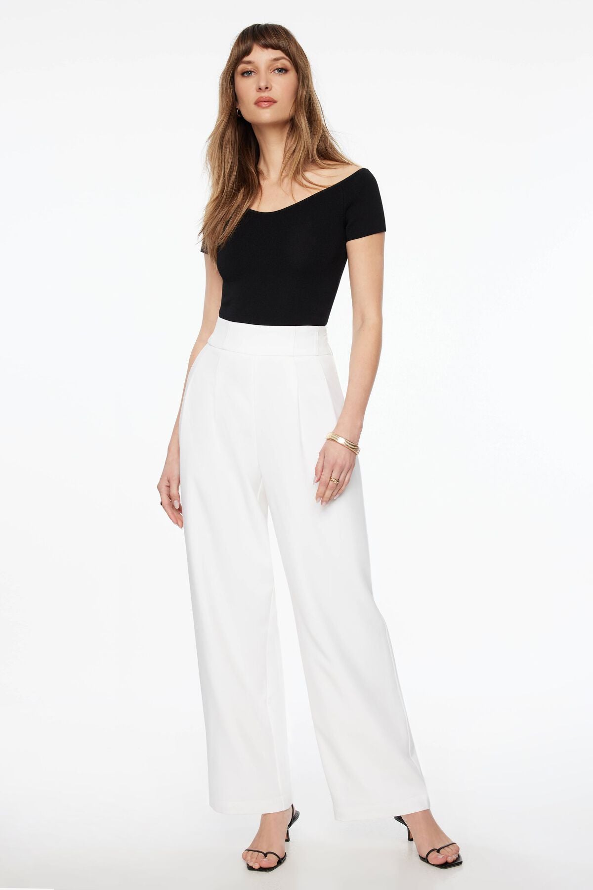 High Waisted Wide Leg Pants
