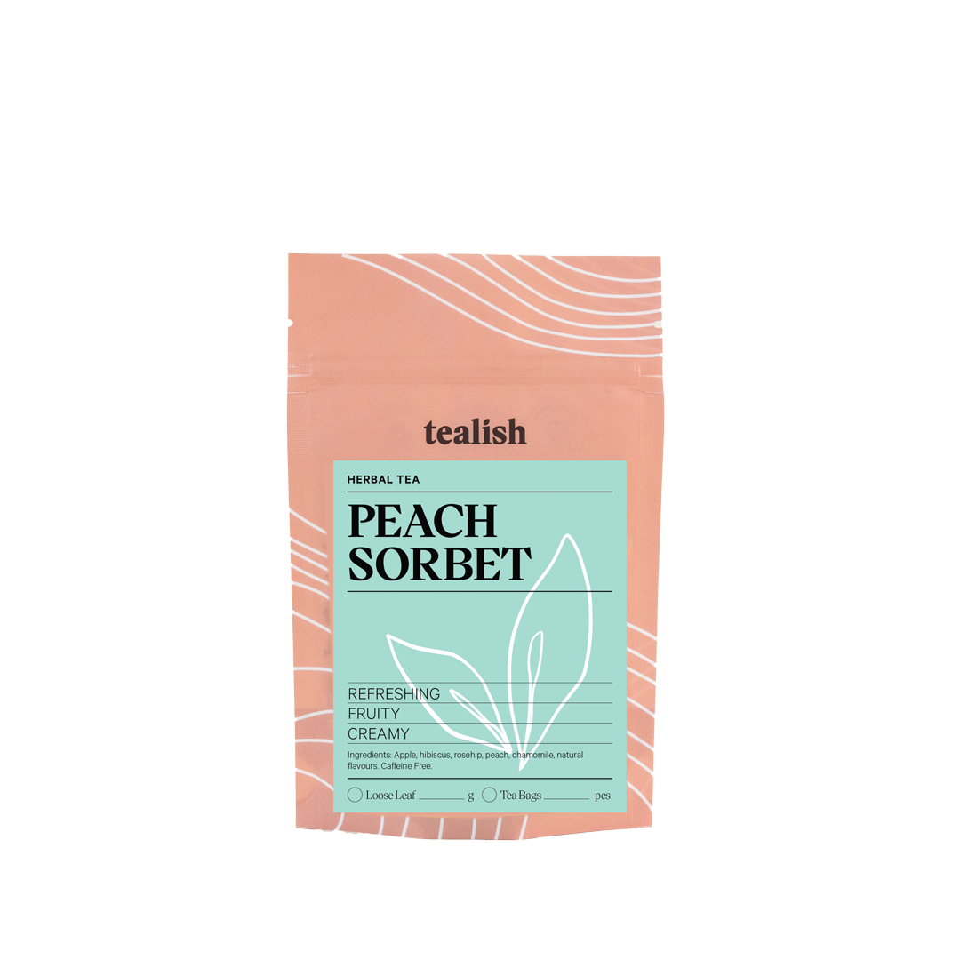 Sorbet à la pêche
