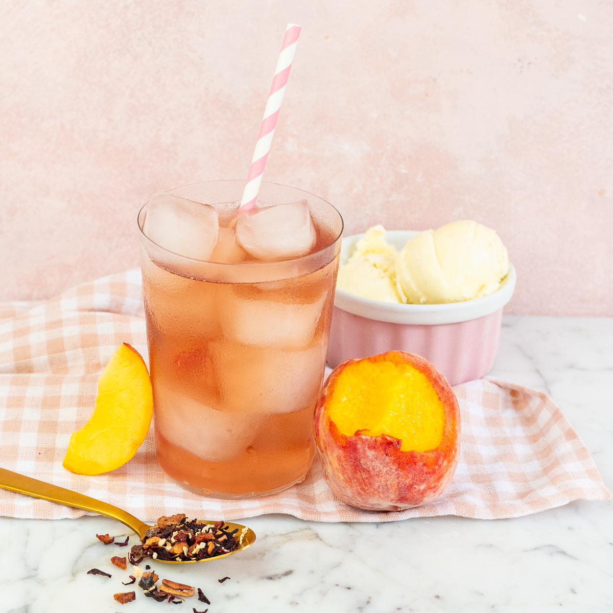Sorbet à la pêche