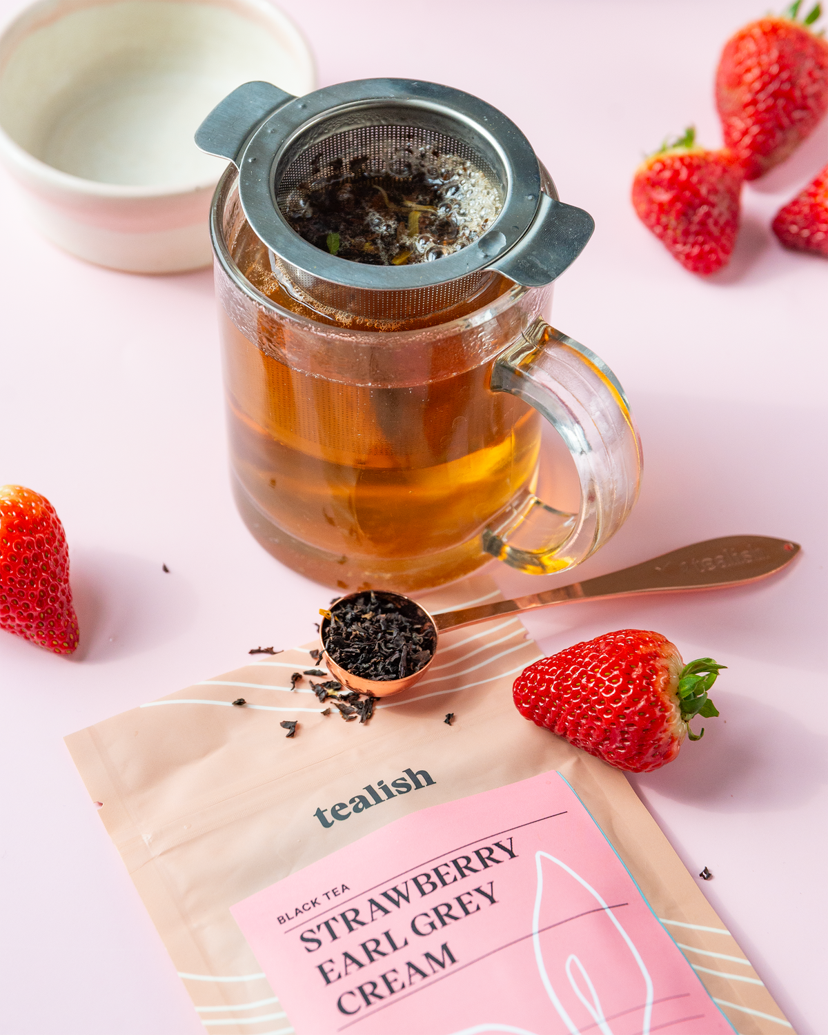 Crème de fraise et de thé Earl Grey 