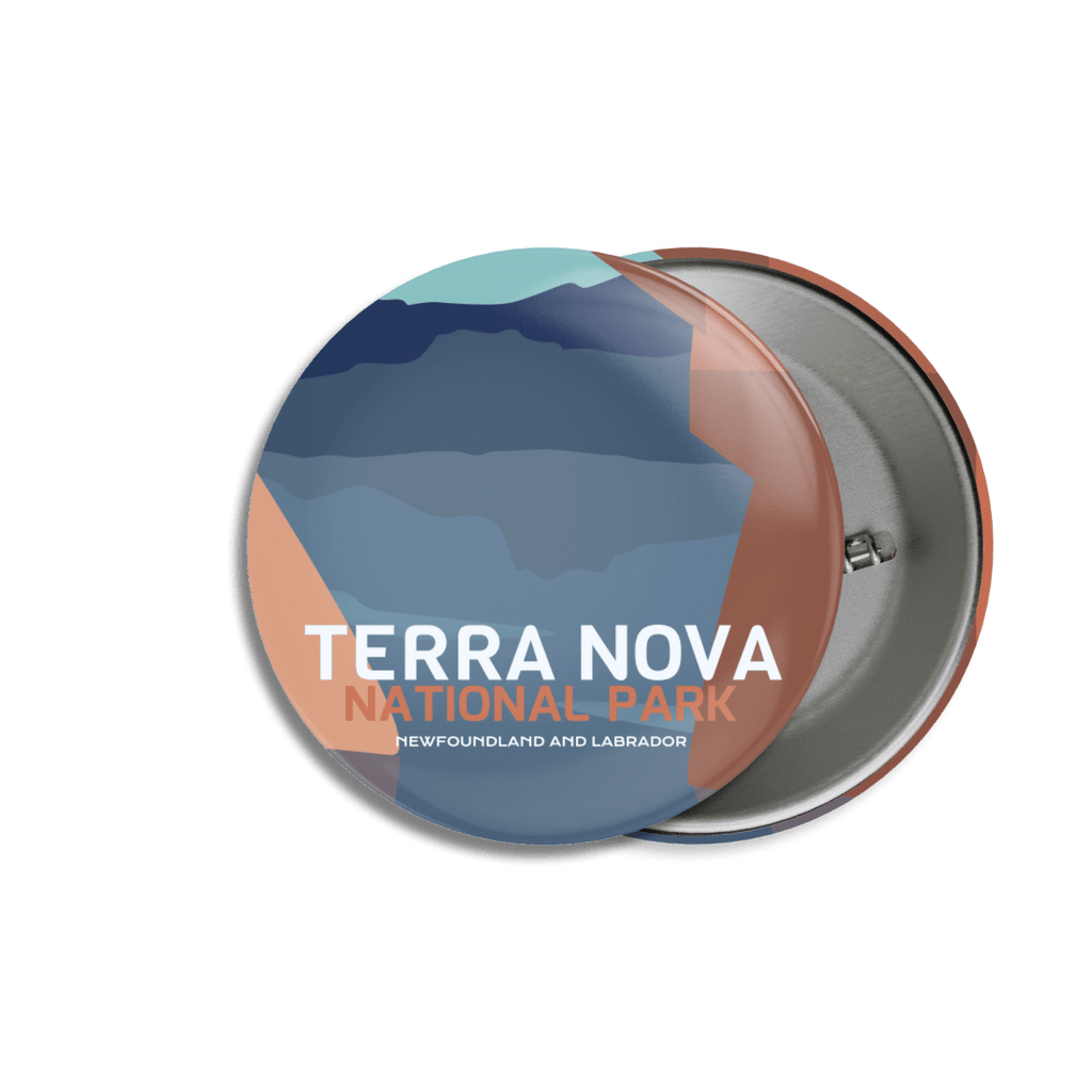 Bouton à épingle du parc national Terra Nova du Canada