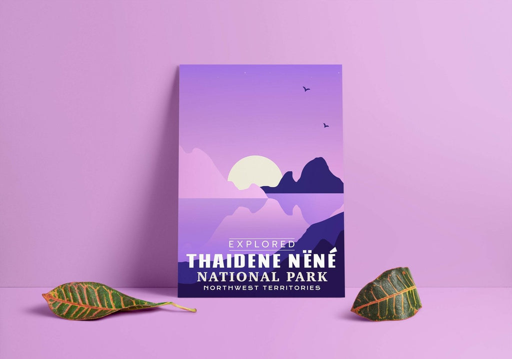 Thaidene Nene National Park 'Explored' Poster, Canada Parks