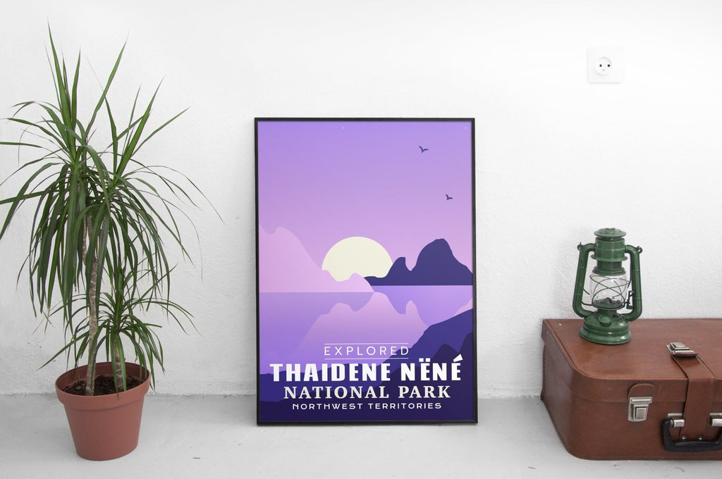 Thaidene Nene National Park 'Explored' Poster, Canada Parks