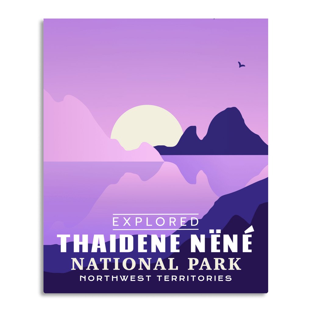 Thaidene Nene National Park 'Explored' Poster, Canada Parks