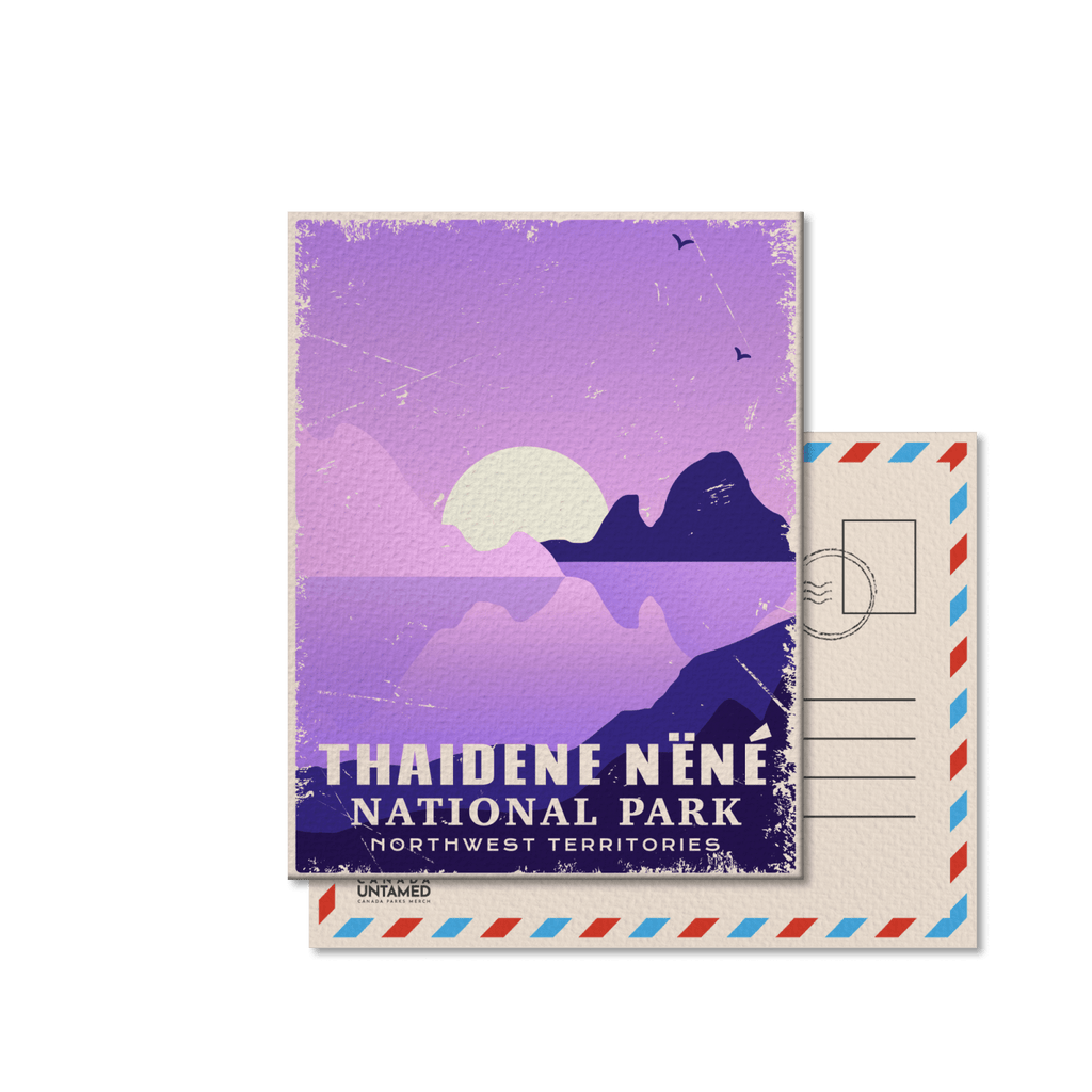Carte postale du parc national Thaidene Nene du Canada