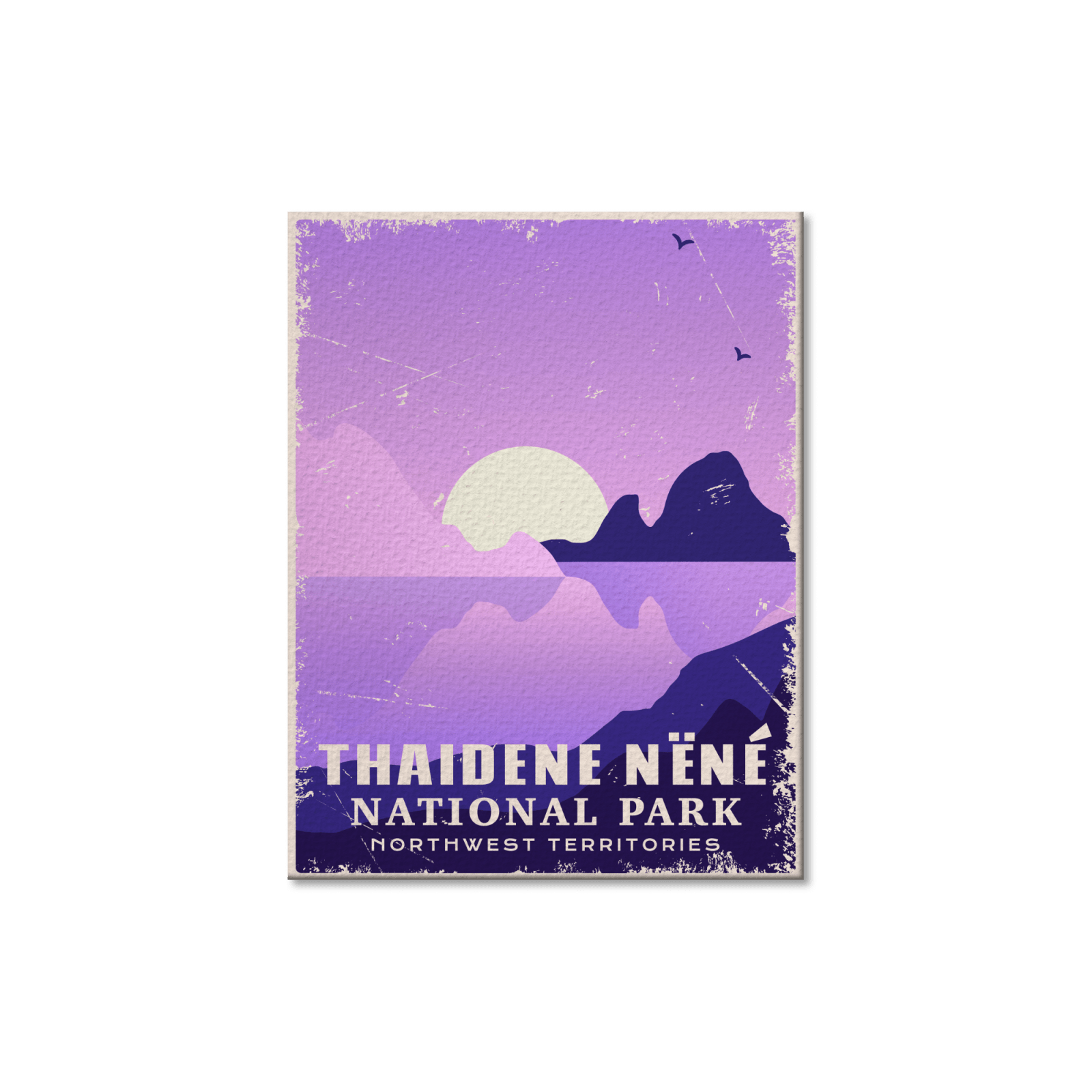 Carte postale du parc national Thaidene Nene du Canada