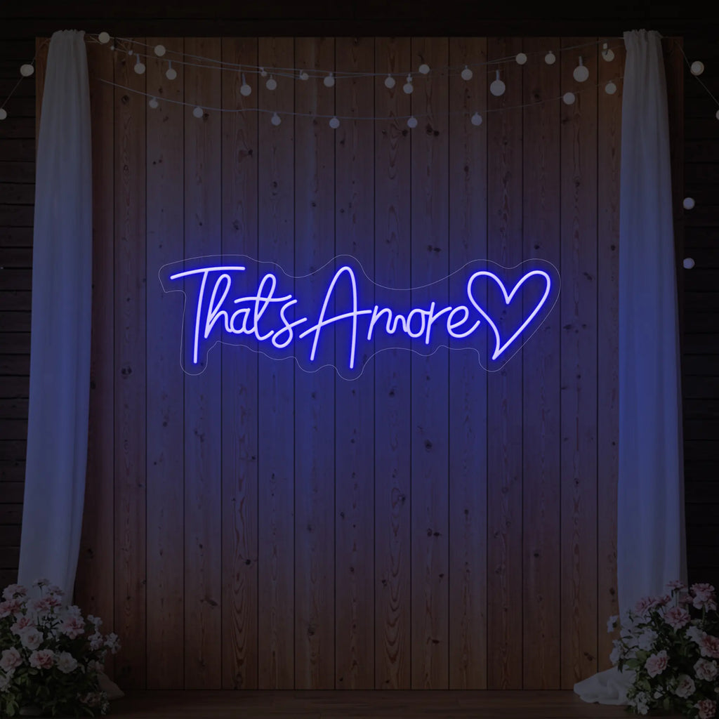 C'est l'amour avec l'enseigne lumineuse en forme de cœur V3