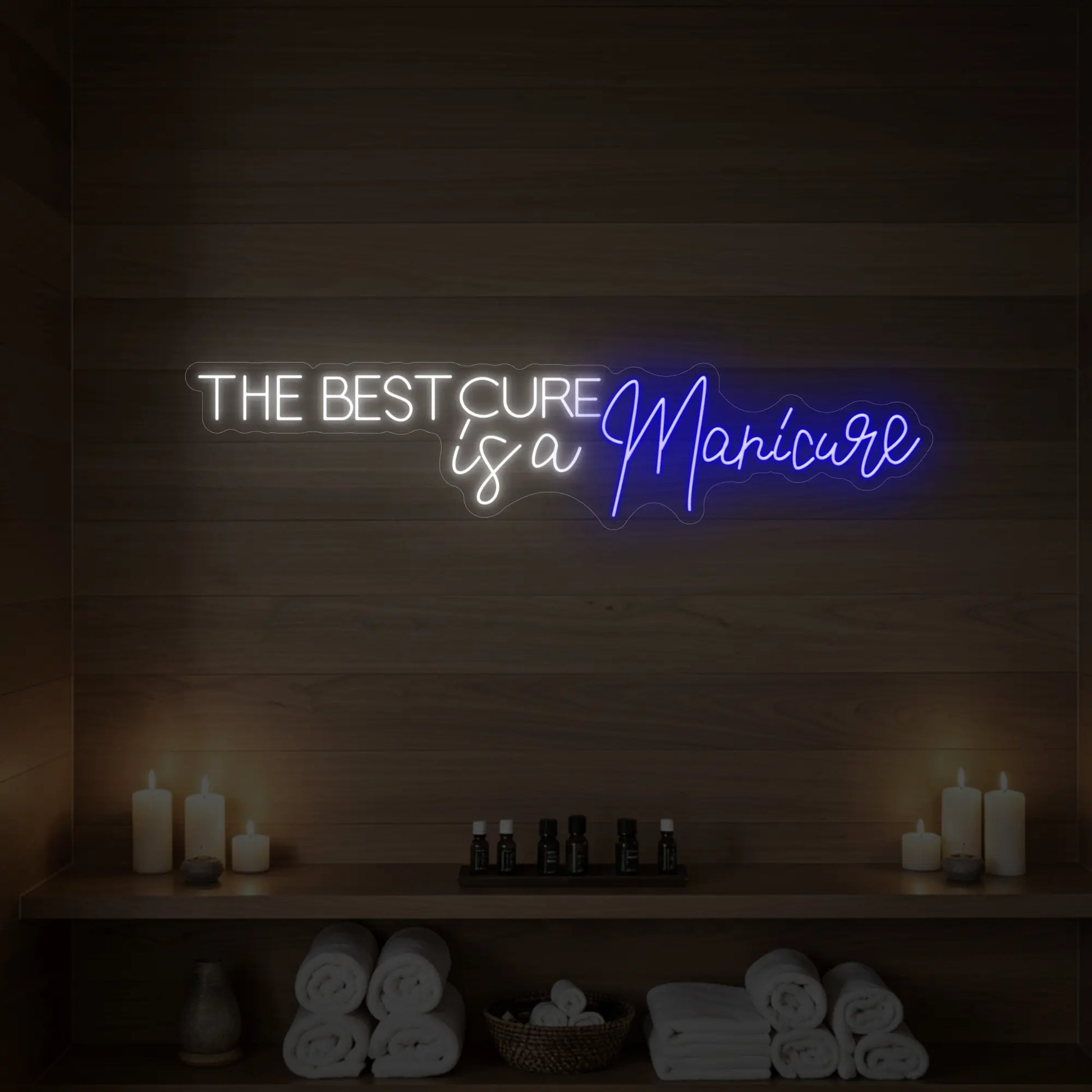The Best Cure is a Manicure Neon Sign