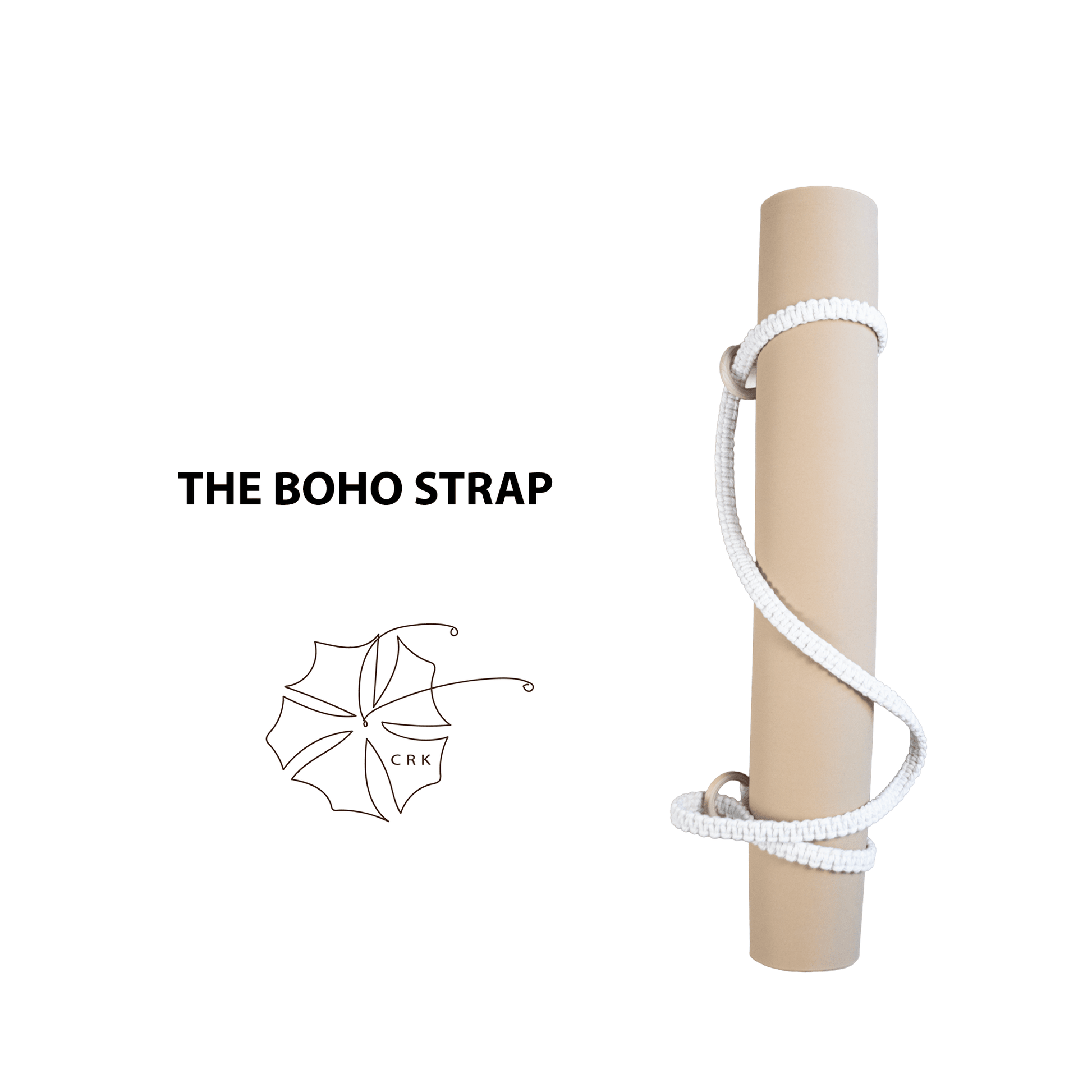 Crk Yoga Mat Carrying Strap made of Cotton • The Boho Strap