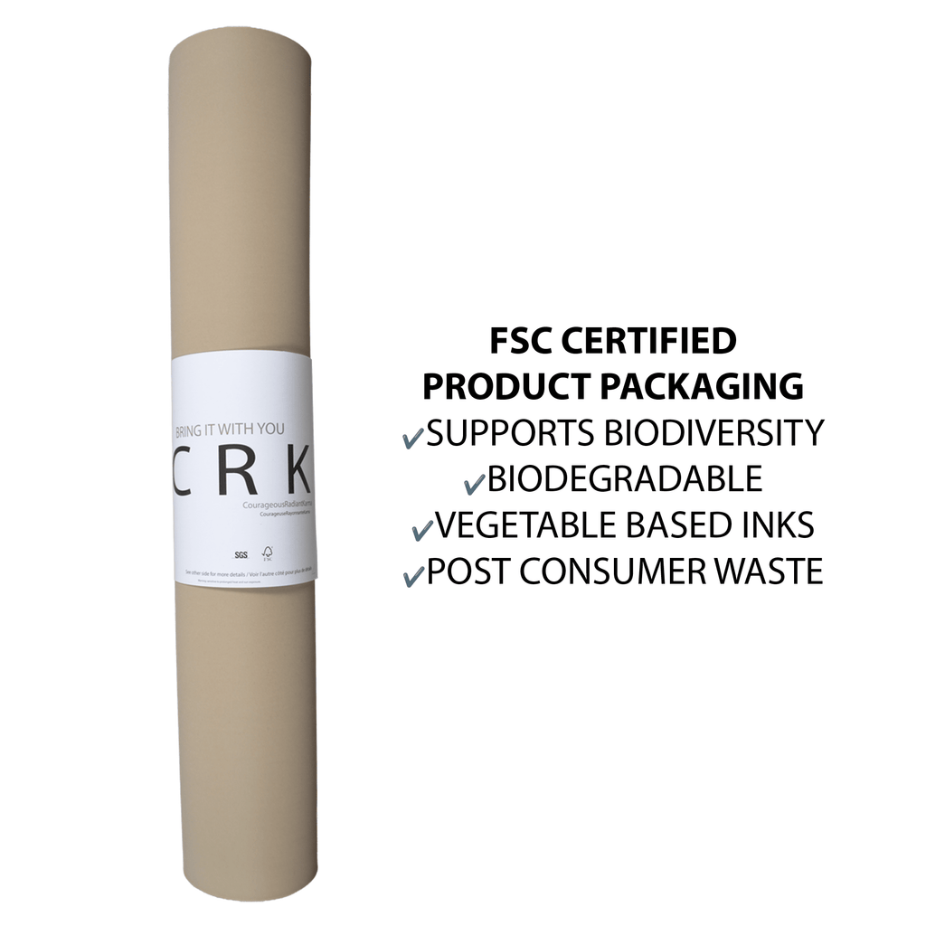 Crk Yoga Mat made of Natural Rubber, 3mm Thick • The Classic Mat