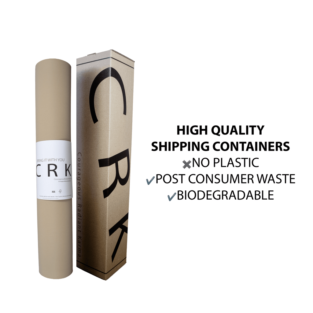 Crk Yoga Mat made of Natural Rubber, 3mm Thick • The Classic Mat