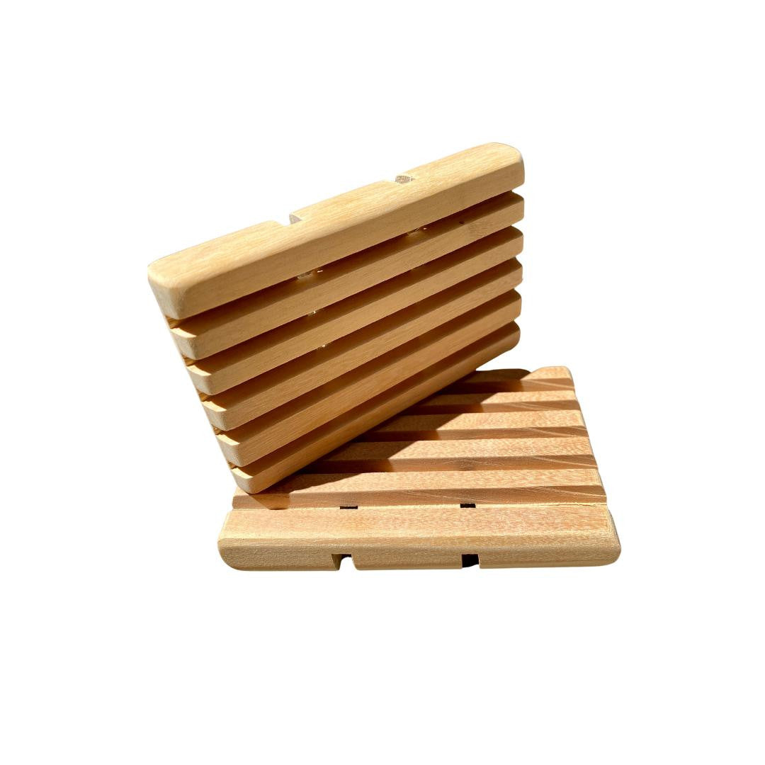 Porte-savon en bois récupéré - rectangulaire
