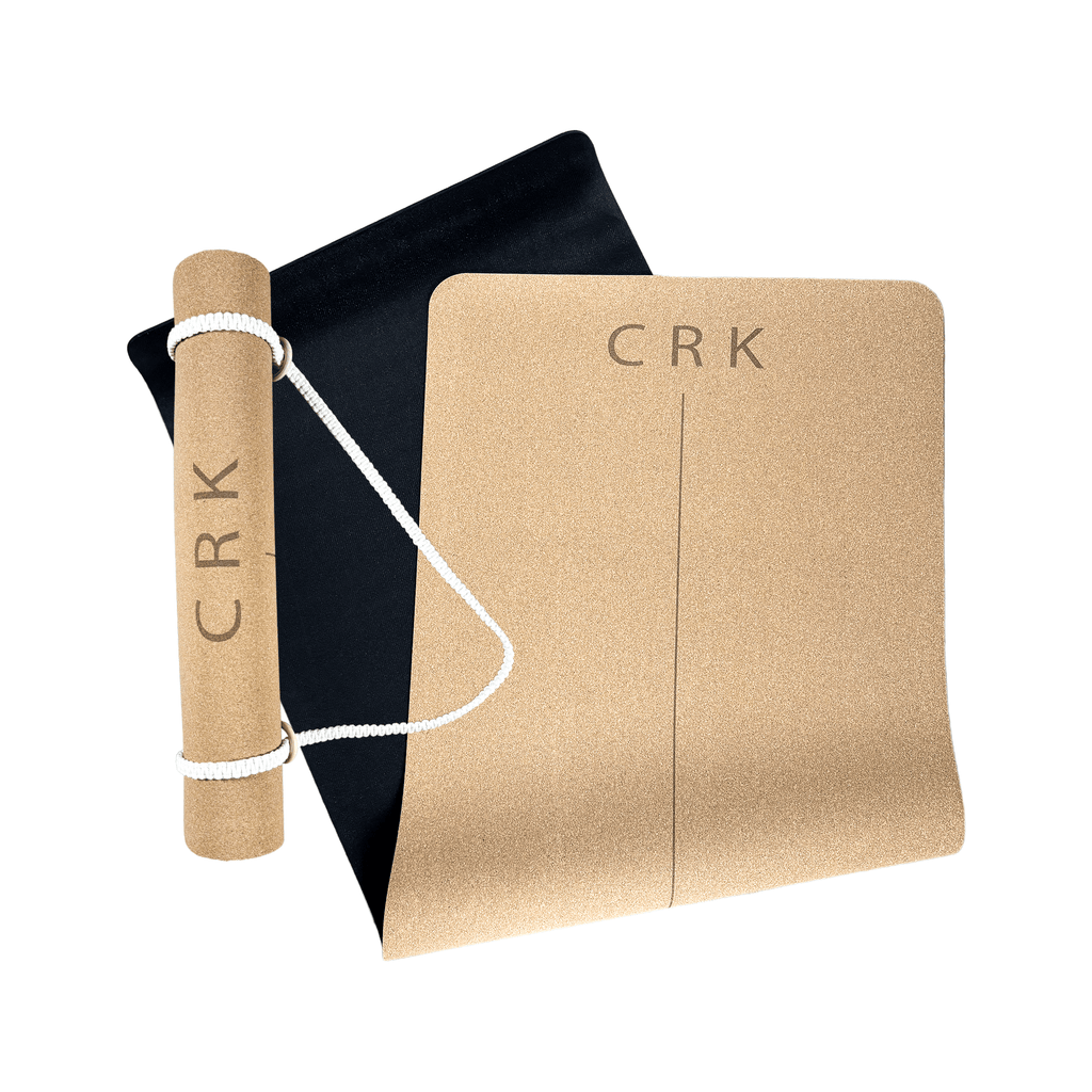 Crk's Organic Cork Yoga Mat with Natural Rubber, 4mm Thick • The Standard Mat Begin Yoga