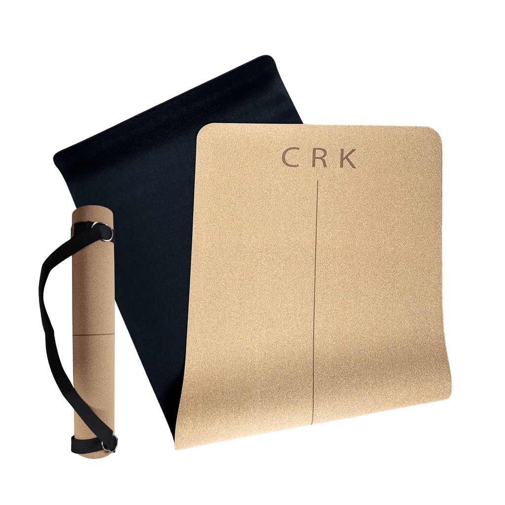 Crk's Organic Cork Yoga Mat with Natural Rubber, 4mm Thick • The Standard Mat Begin Yoga