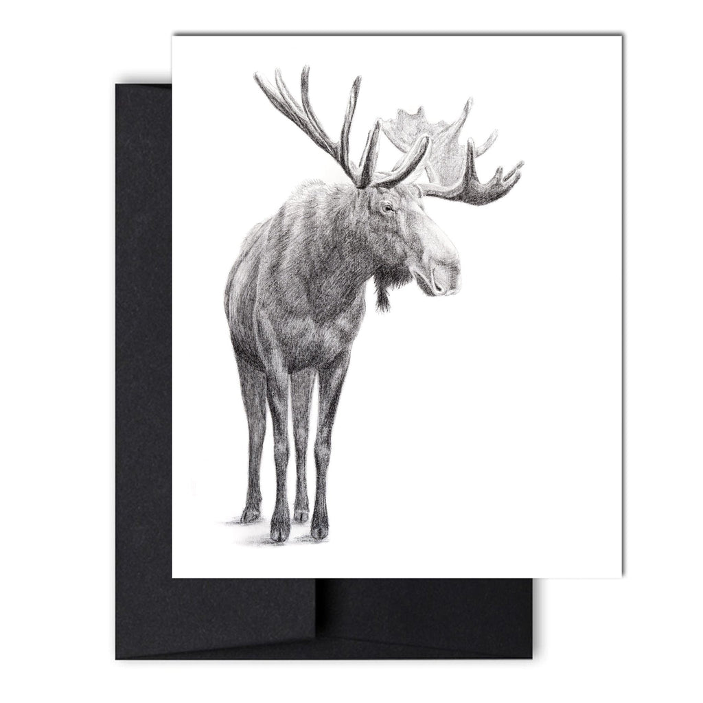 The Standing Moose Greeting Card