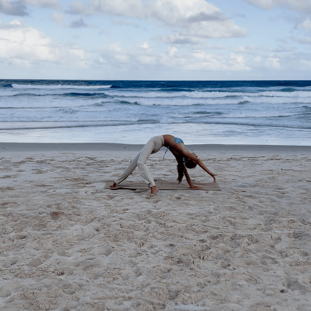 Crk's Organic Cork Yoga Mat with Recycled Natural Rubber, 4mm Thick • The Wave Mat