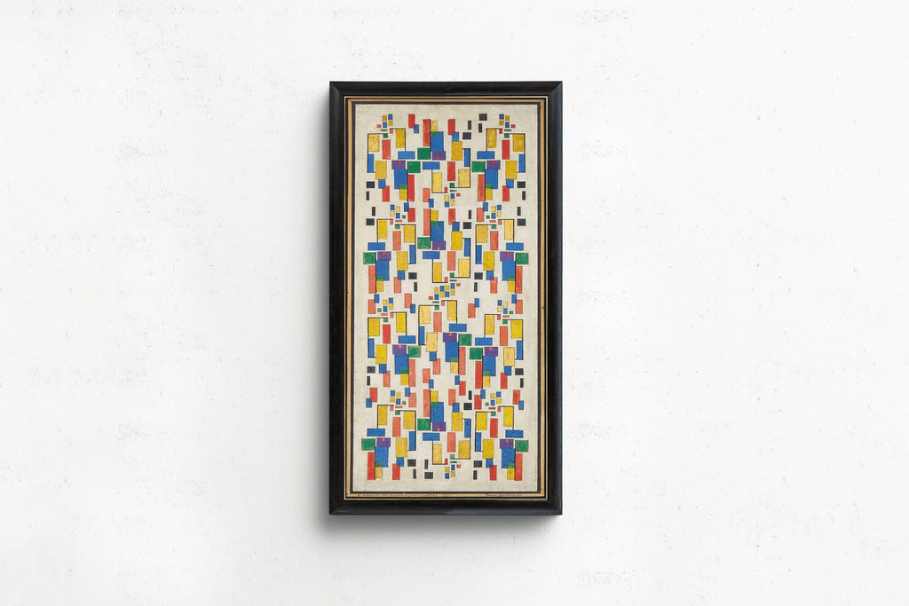Estampe abstraite de Theo van Doesburg : Giclée moderne du milieu du XXe siècle