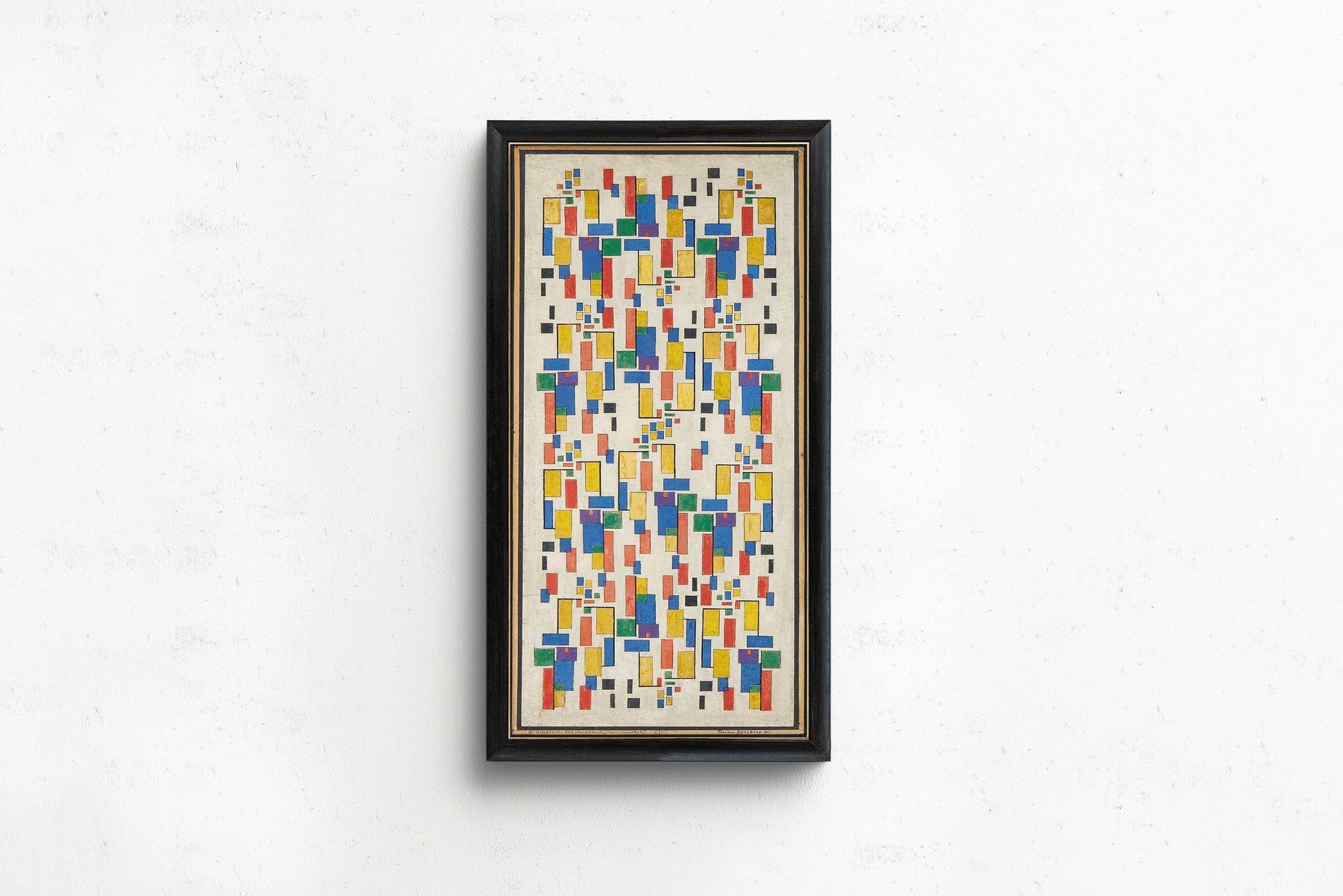 Estampe abstraite de Theo van Doesburg : Giclée moderne du milieu du XXe siècle