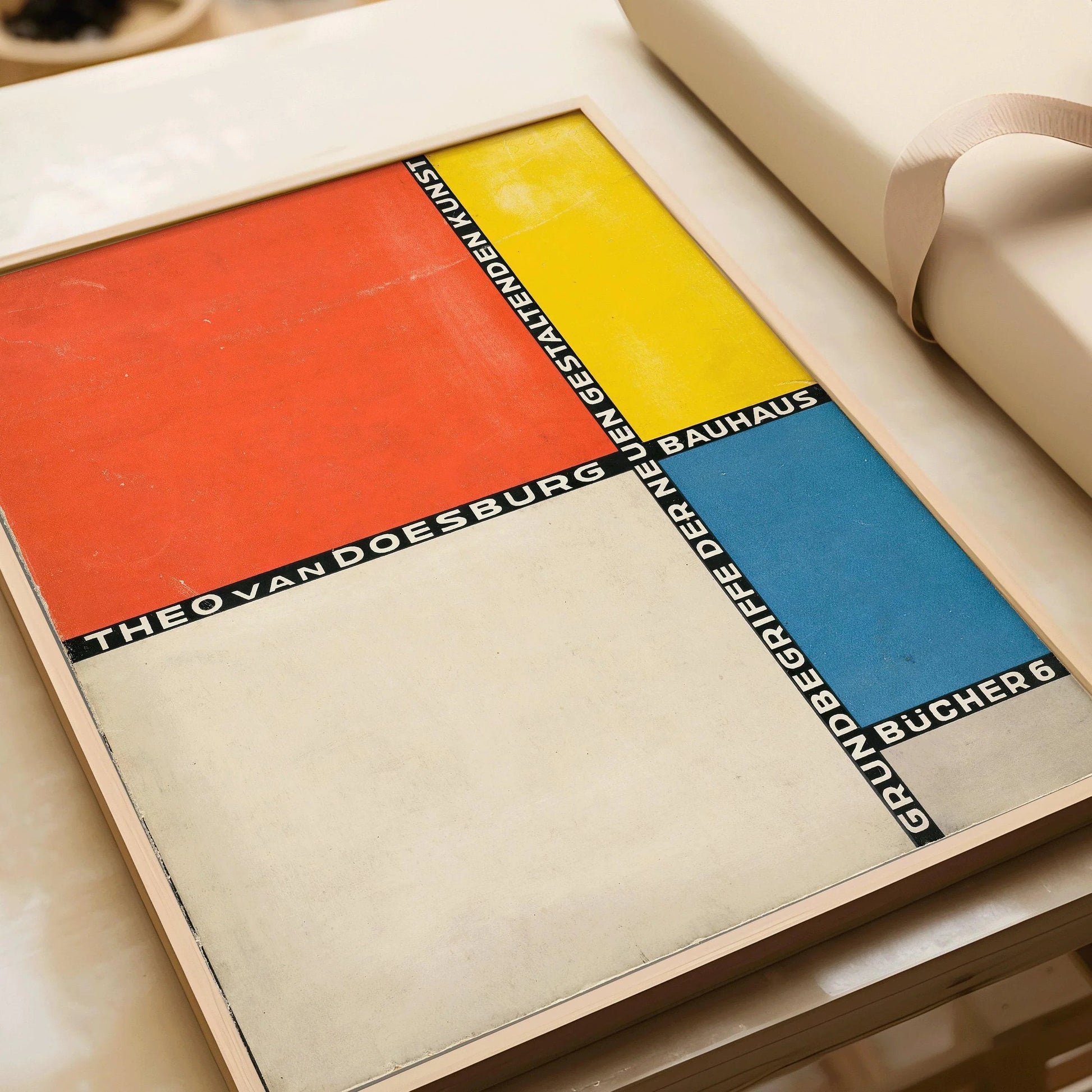 Theo Van Doesburg Bauhaus Art Print : Affiche giclée moderne du milieu du siècle