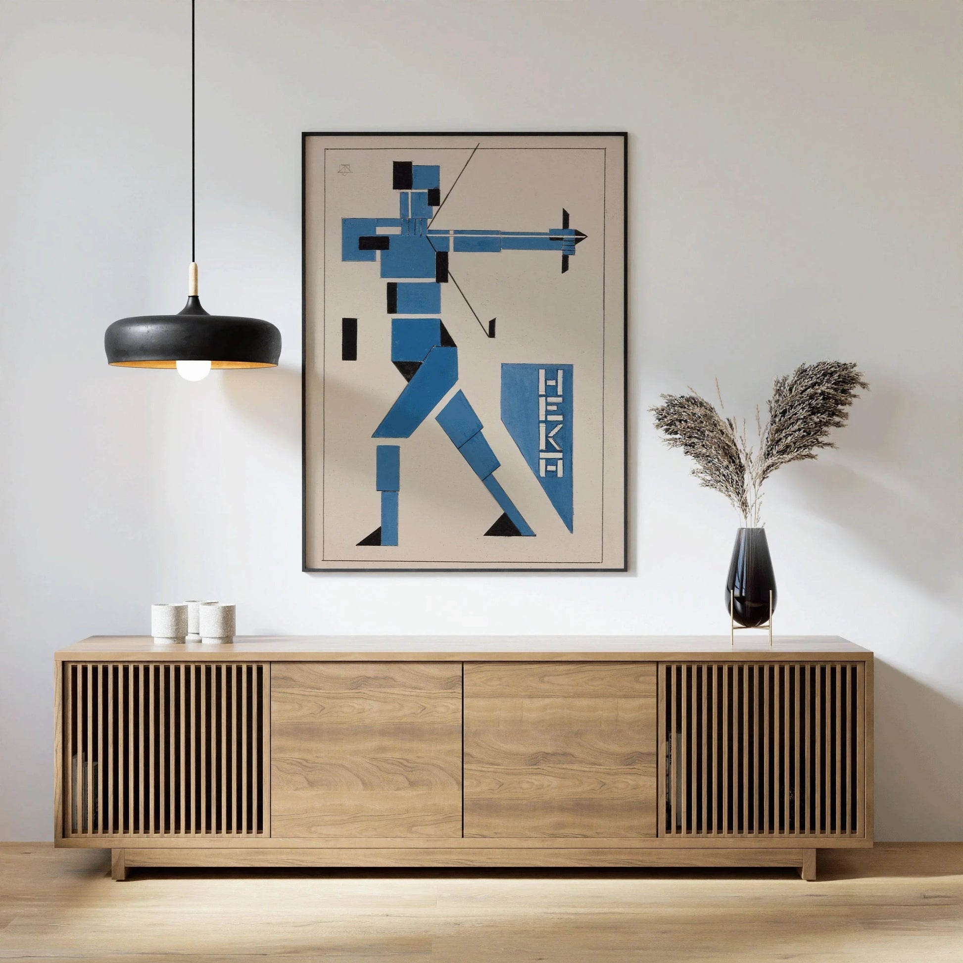 Theo van Doesburg Bauhaus Print : Art giclée moderne du milieu du siècle
