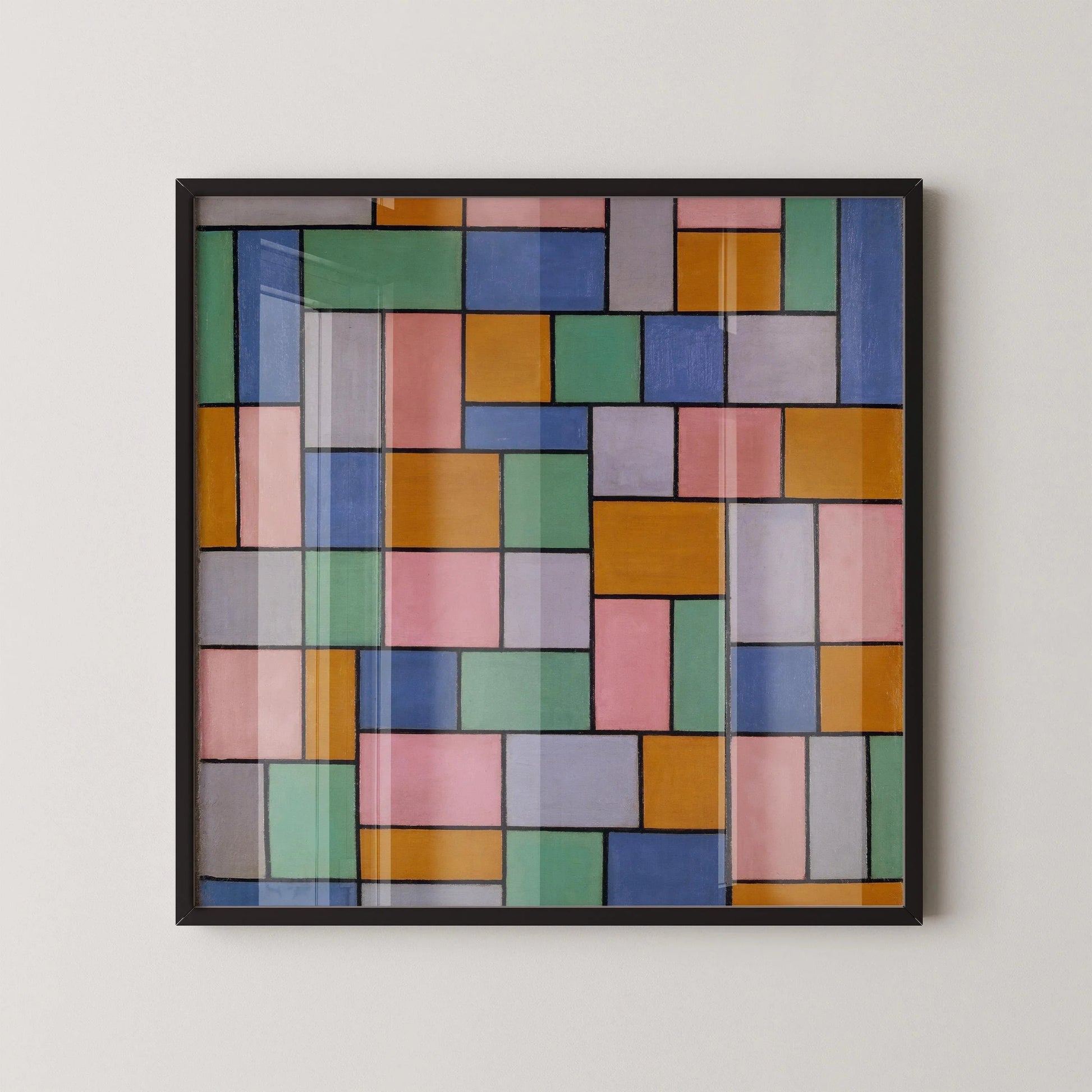 Theo van Doesburg Print : Composition en dissonances, Art du Bauhaus