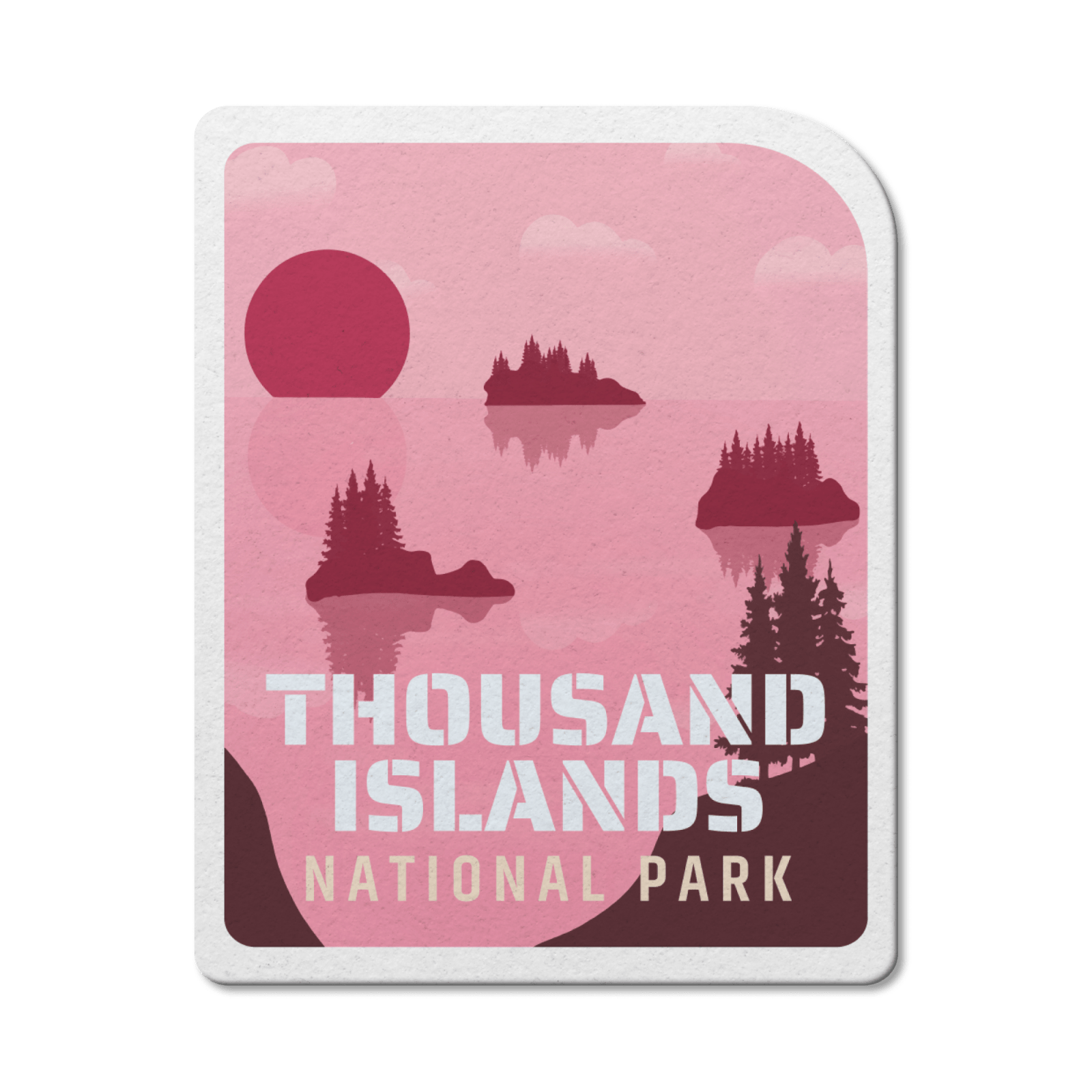 Thousand Island National Park of Canada Waterproof Vinyl Sticker