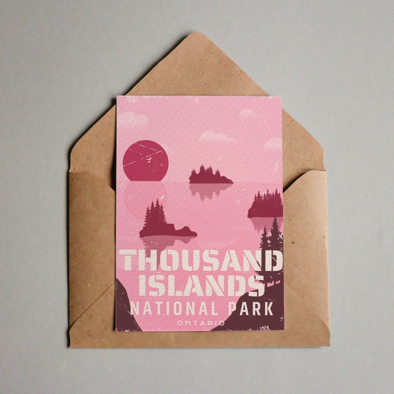 Thousand Islands National Park of Canada Postcard