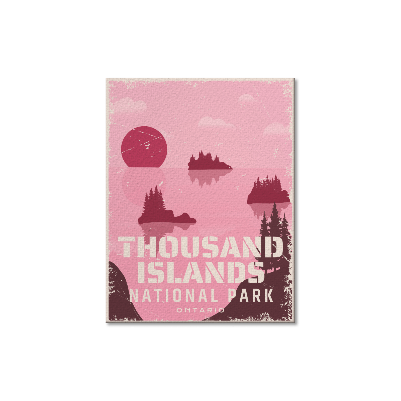 Thousand Islands National Park of Canada Postcard