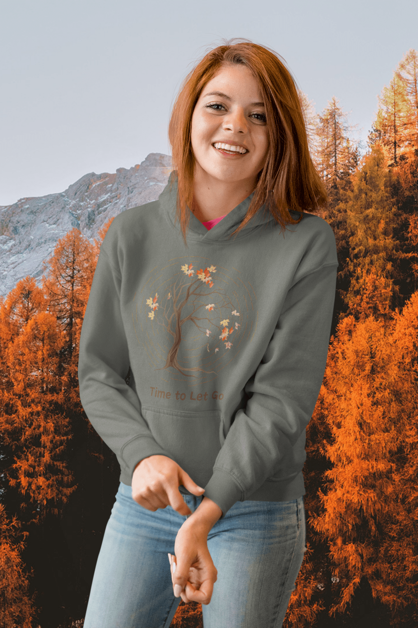 Time to Let Go Recycled Fleece Hoodie|RowanTree
